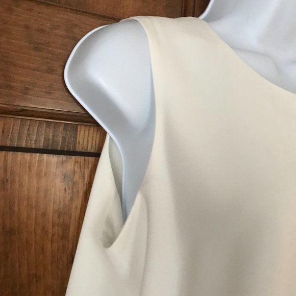 Tommy Hilfiger Ivory Sleeveless Tunic w/Lace Hem Small - Picture 5 of 12